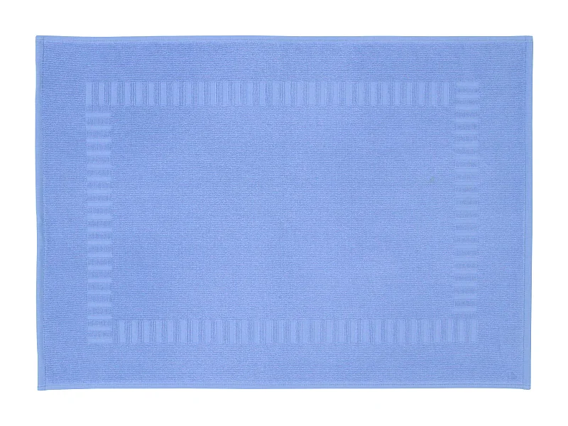 Tapis de bain 50x70 cm PURE Bleu Mer 700 g/m2