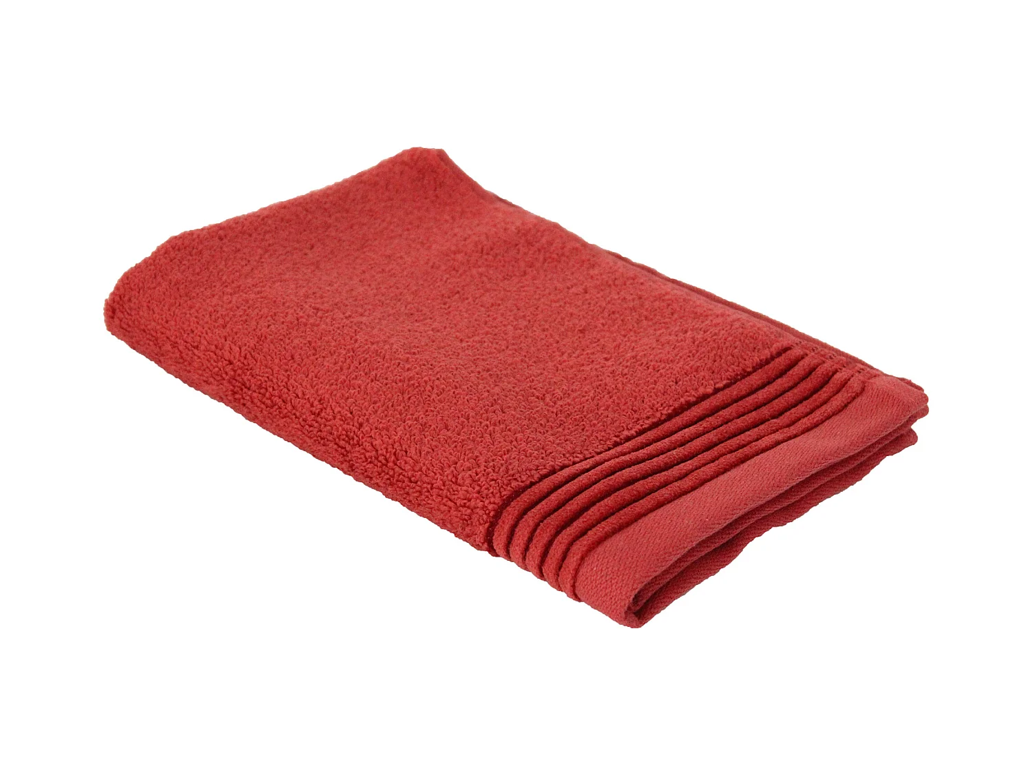 Serviette invité 33x50 cm JULIET Rouge Terracota 520 g/m2