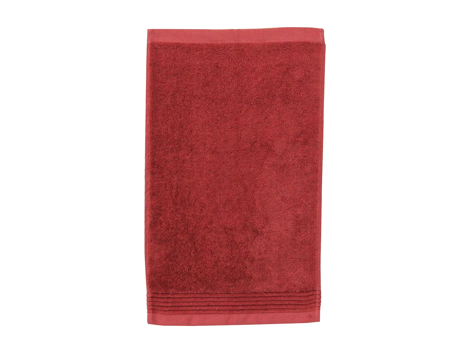 Serviette invité 33x50 cm JULIET Rouge Terracota 520 g/m2