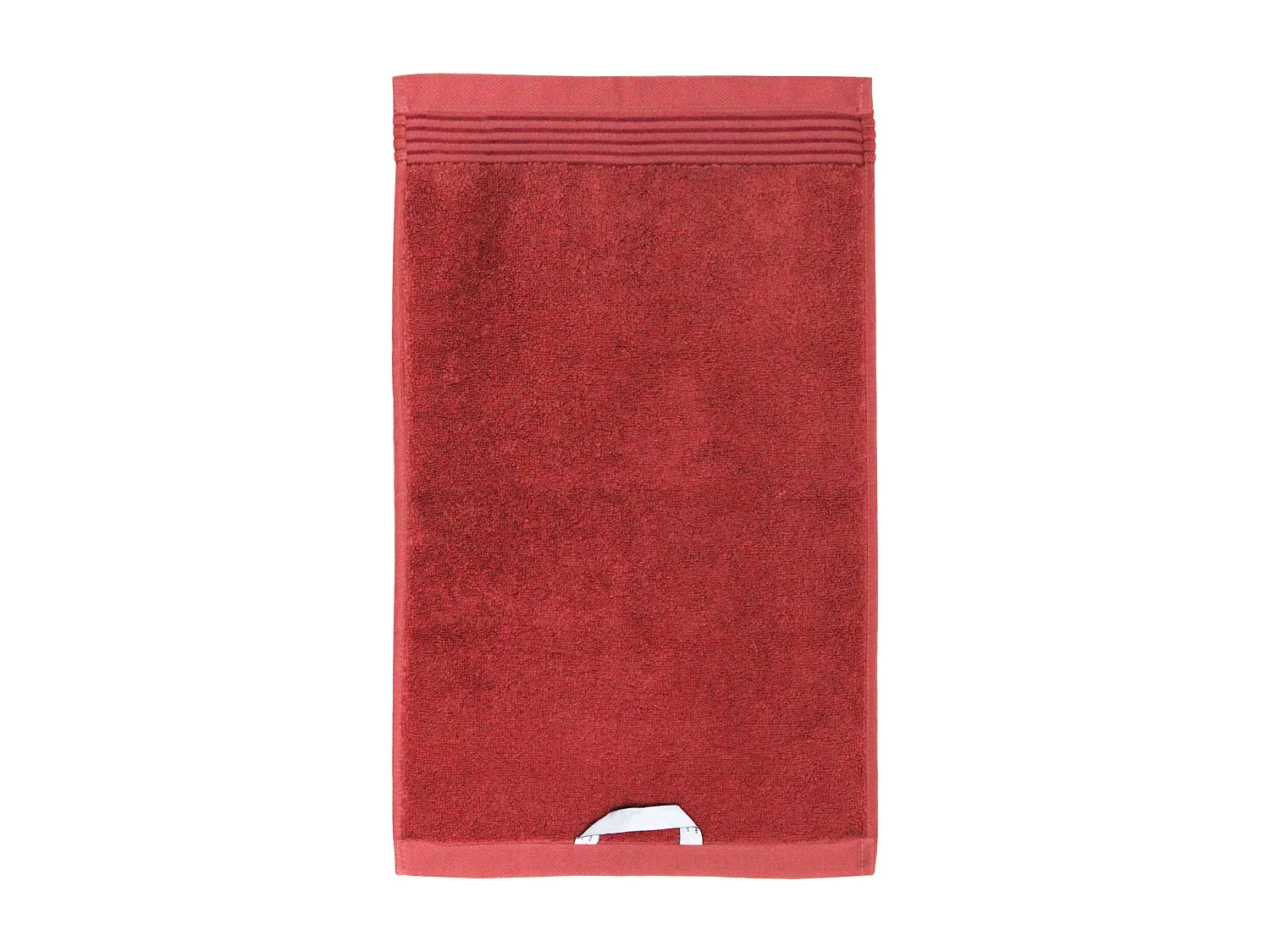 Serviette invité 33x50 cm JULIET Rouge Terracota 520 g/m2