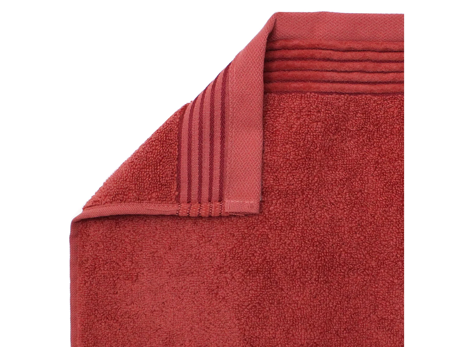 Serviette invité 33x50 cm JULIET Rouge Terracota 520 g/m2