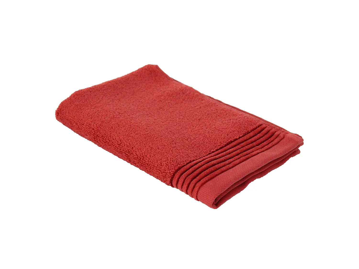 Serviette invité 33x50 cm JULIET Rouge Terracota 520 g/m2