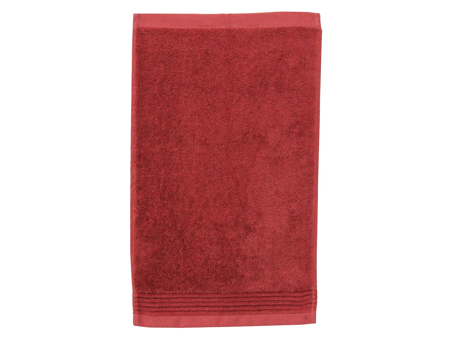 Serviette invité 33x50 cm JULIET Rouge Terracota 520 g/m2