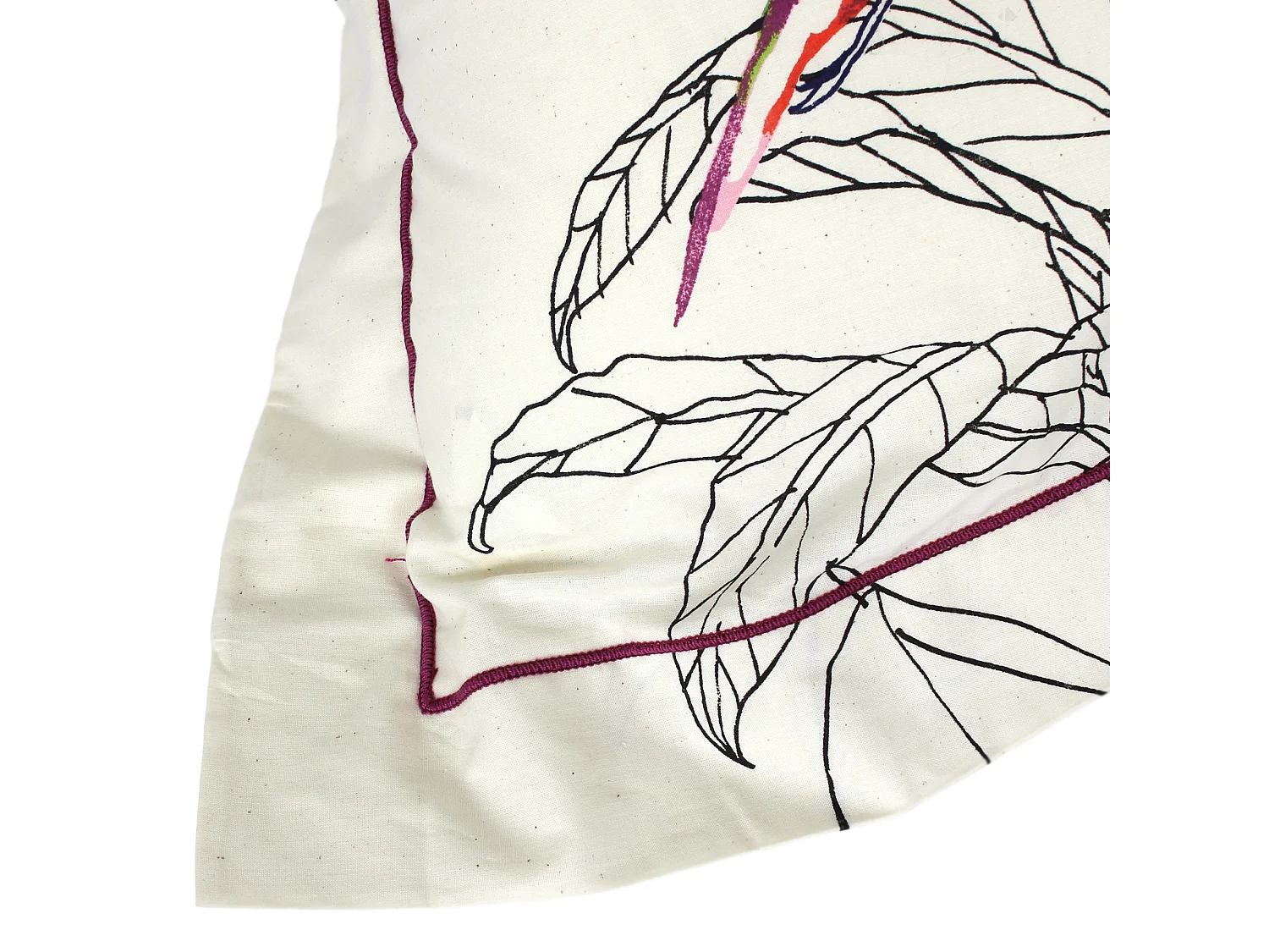 Parure de lit 260x240 cm coton AMAZONIA ecru