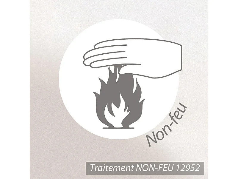 Couverture polaire microvelours 180x220 cm VELVET Marron Ebene