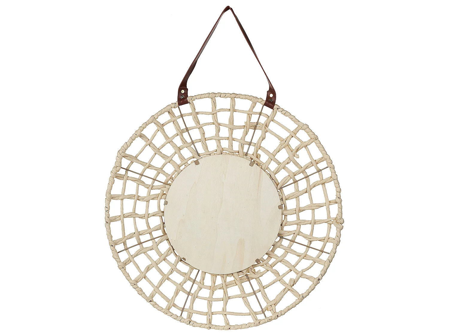 Miroir PALACI 60 cm 60 cm Corde en papier Naturel