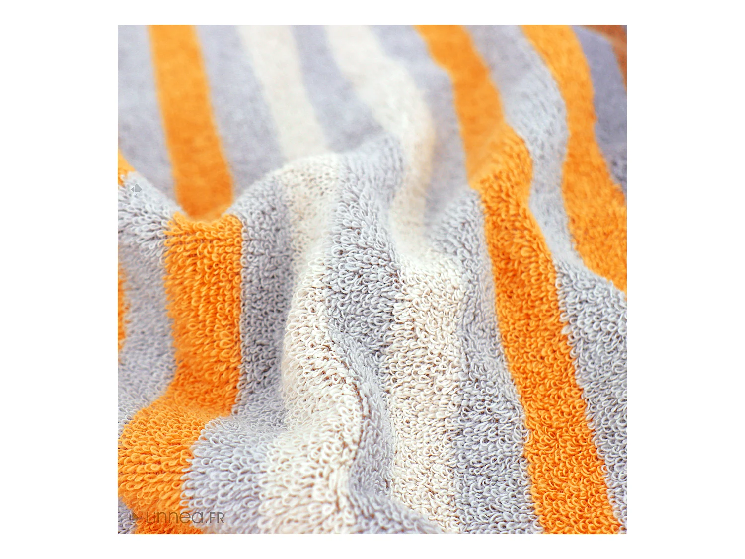 Drap de douche 70x140 cm PURE STRIPES butane