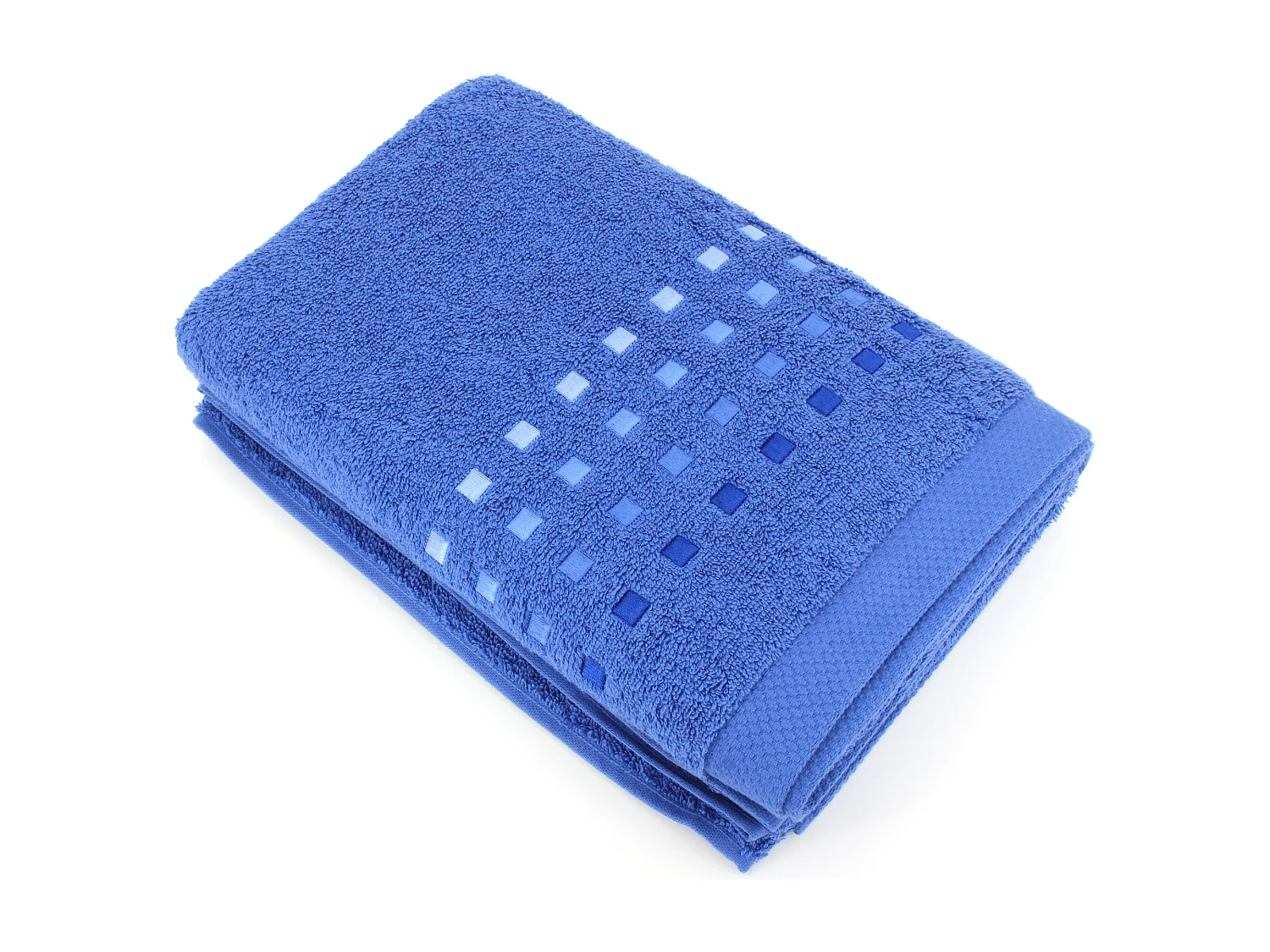 Drap de bain 100x150 cm coton 550 g/m2 PURE PRIMAVERA bleu Marine