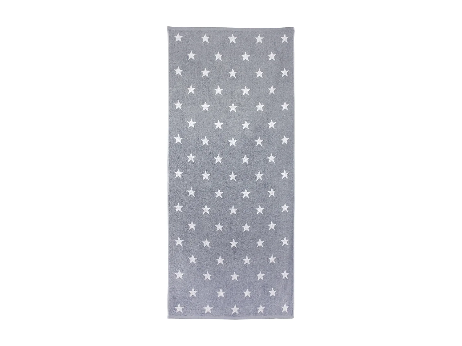 Drap de bain 85x200 cm coton 480 g/m2 STARS Gris