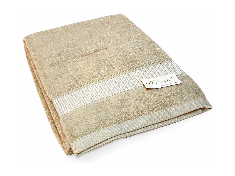 Drap de bain 90x200 cm FICUS Vert 500 g/m2 pur coton biologique