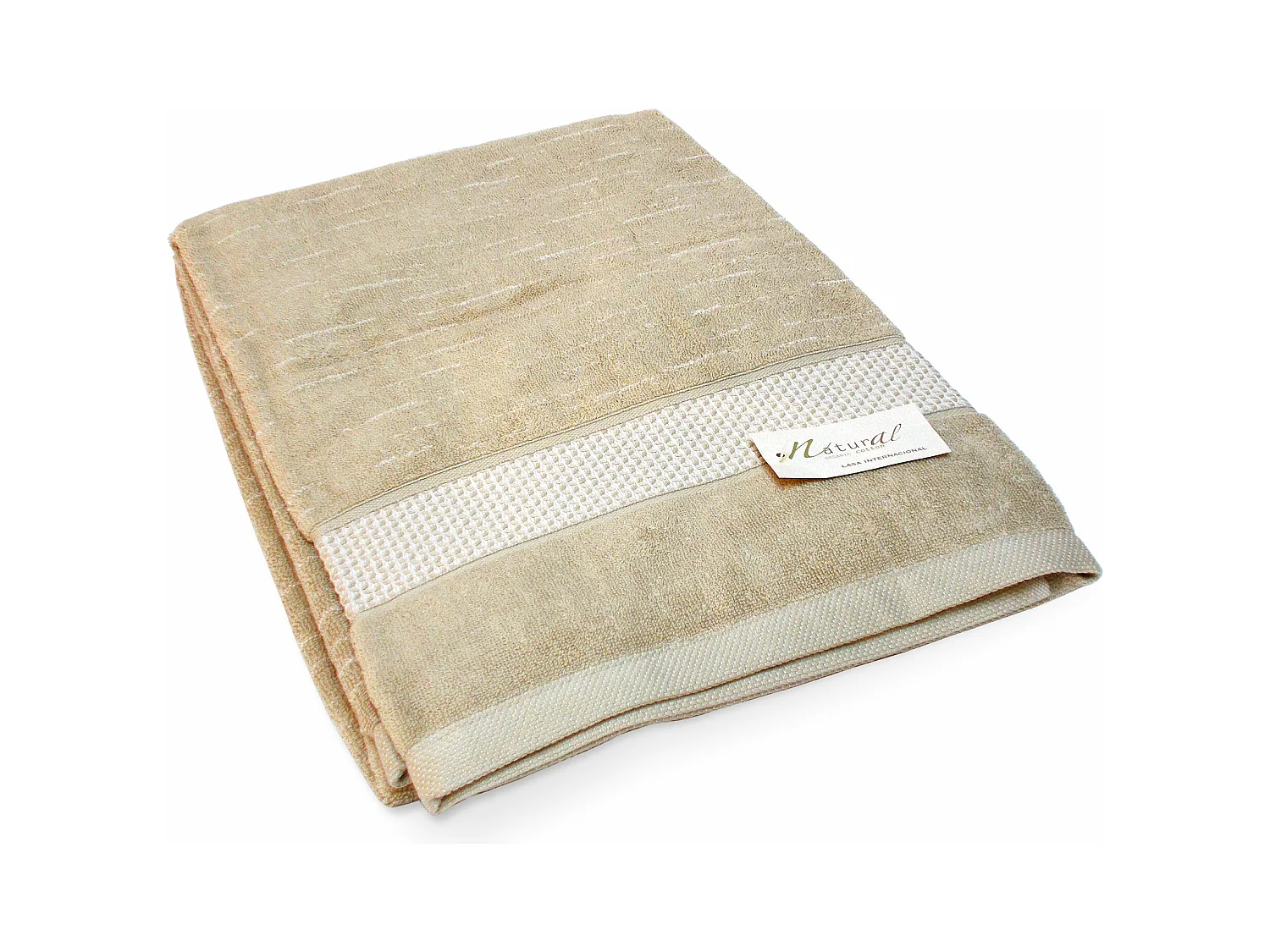 Drap de bain 90x200 cm FICUS Vert 500 g/m2 pur coton biologique