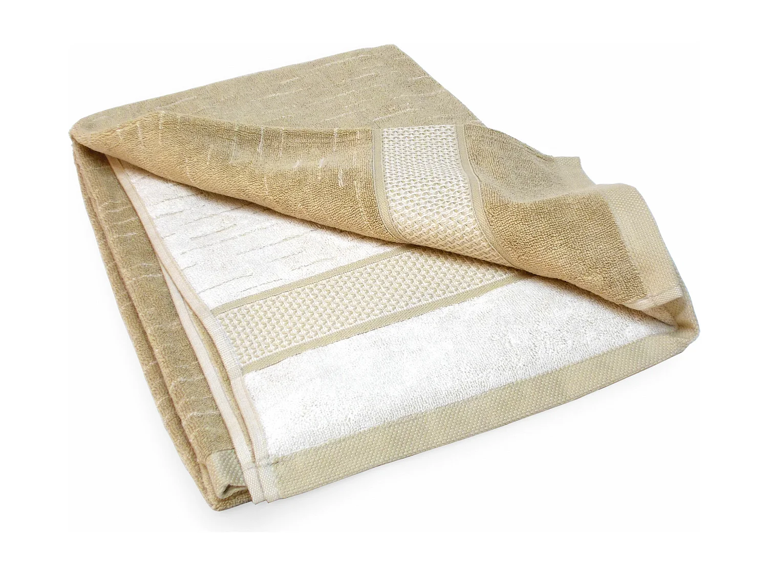 Drap de bain 90x200 cm FICUS Vert 500 g/m2 pur coton biologique