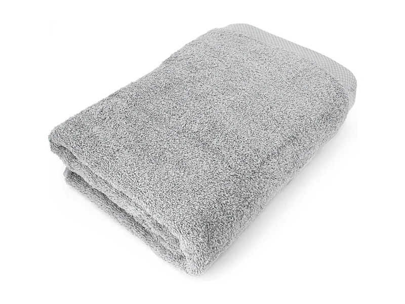 Drap de bain 100x150 cm PURE Argent 550 g/m2