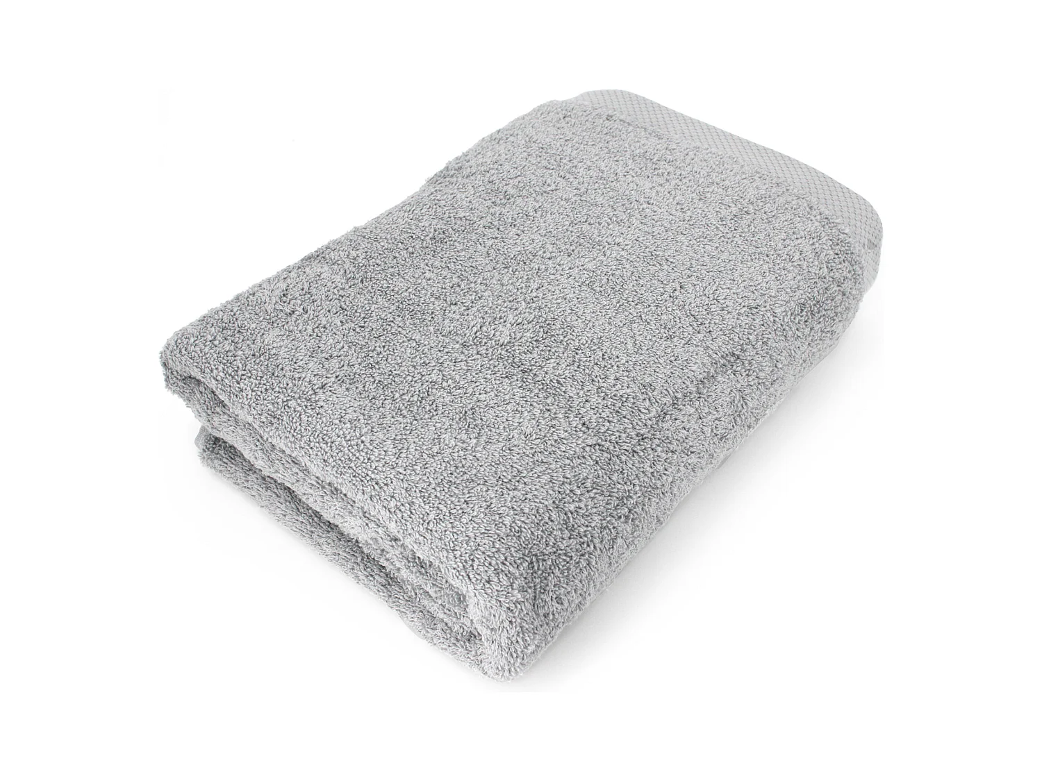 Drap de bain 100x150 cm PURE Argent 550 g/m2