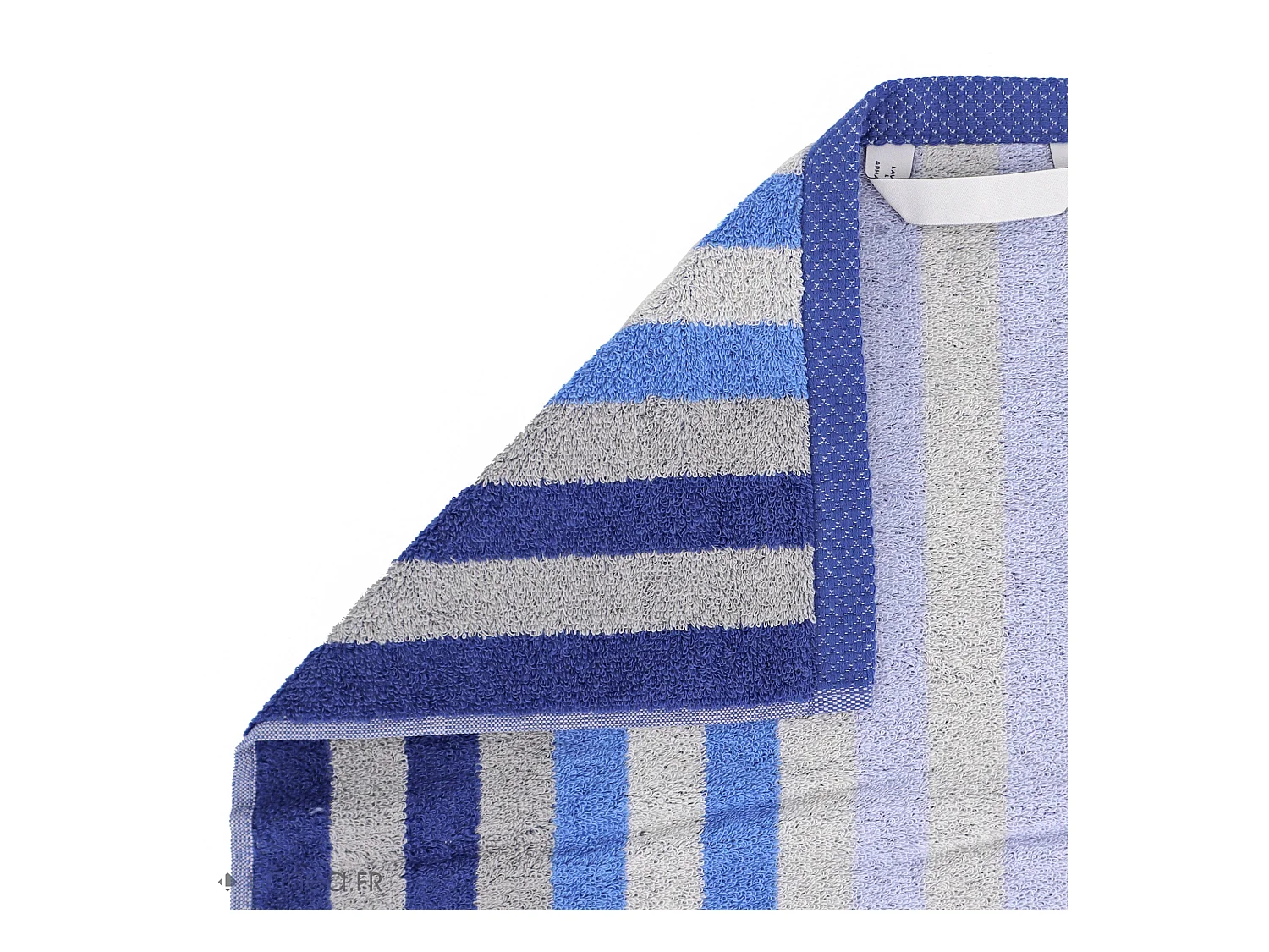 Drap de bain 100x150 cm PURE STRIPES bleu mer