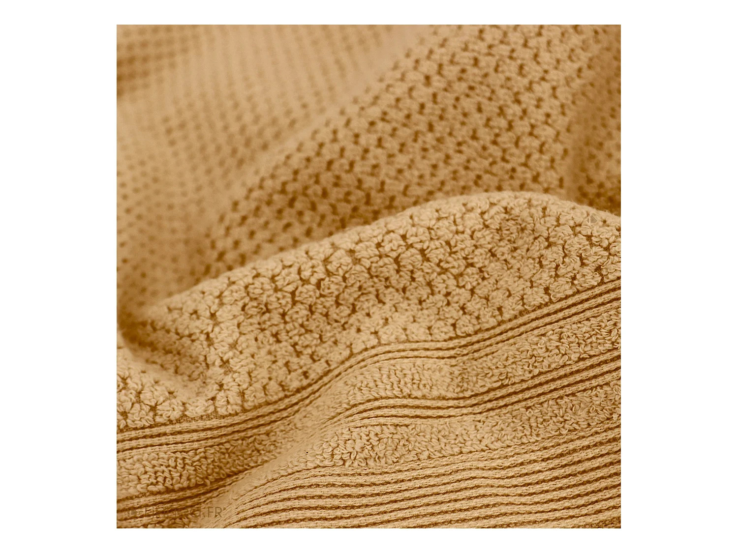 Drap de bain 100x150 cm DUNE jaune quartz