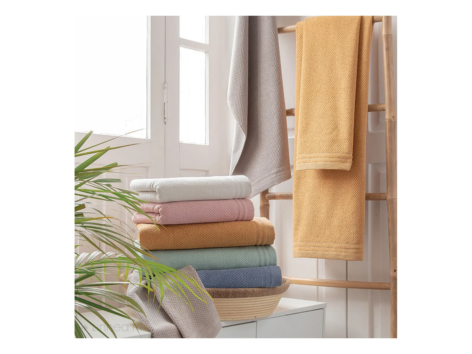 Drap de bain 100x150 cm DUNE jaune quartz