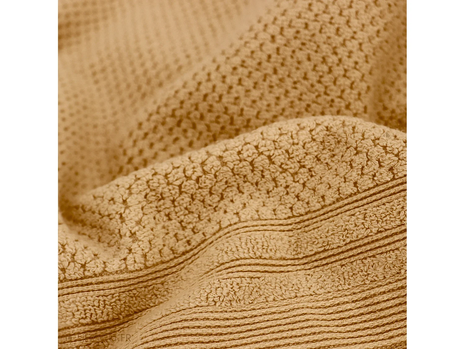 Drap de bain 100x150 cm DUNE jaune quartz