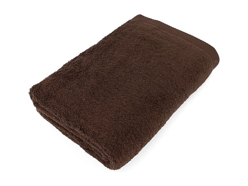 Drap de bain 100x150 cm PURE Marron 550 g/m2