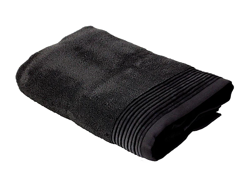 Drap de bain 100x150 cm JULIET Noir 520 g/m2