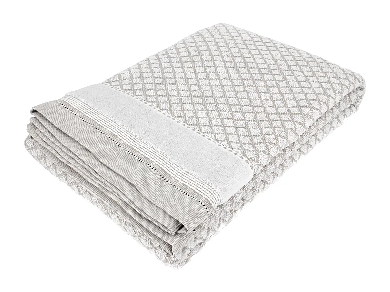 Drap de bain 100x150 cm LINEN blanc