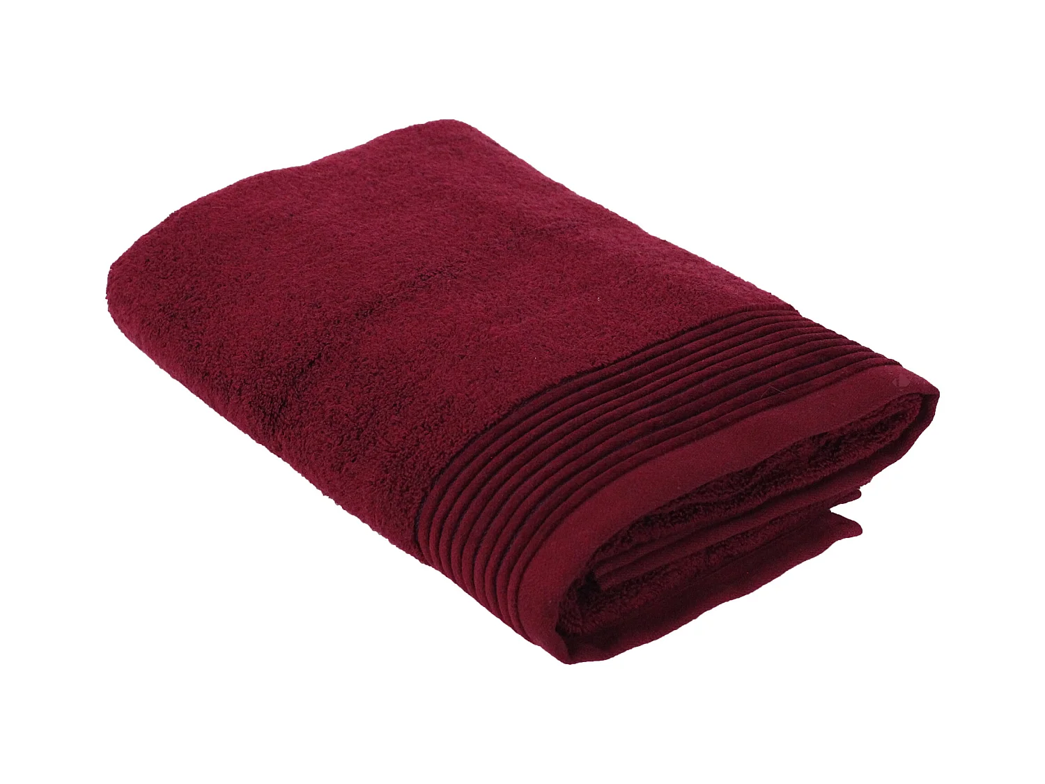 Drap de bain 100x150 cm JULIET Rouge bordeaux 520 g/m2