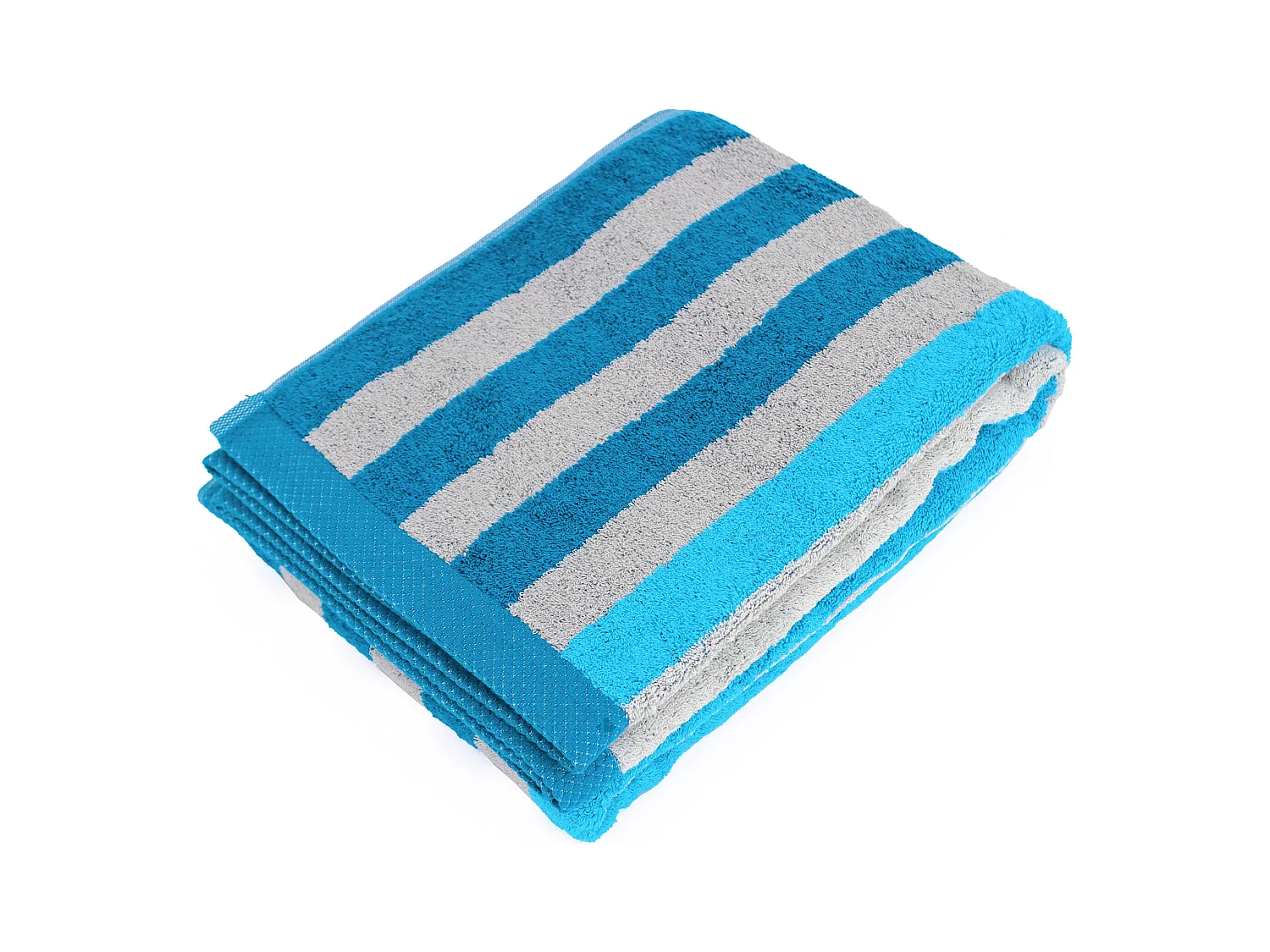 Drap de bain 100x150 cm PURE STRIPES turquoise