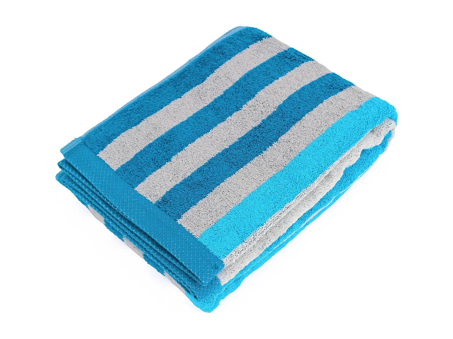 Drap de bain 100x150 cm PURE STRIPES turquoise