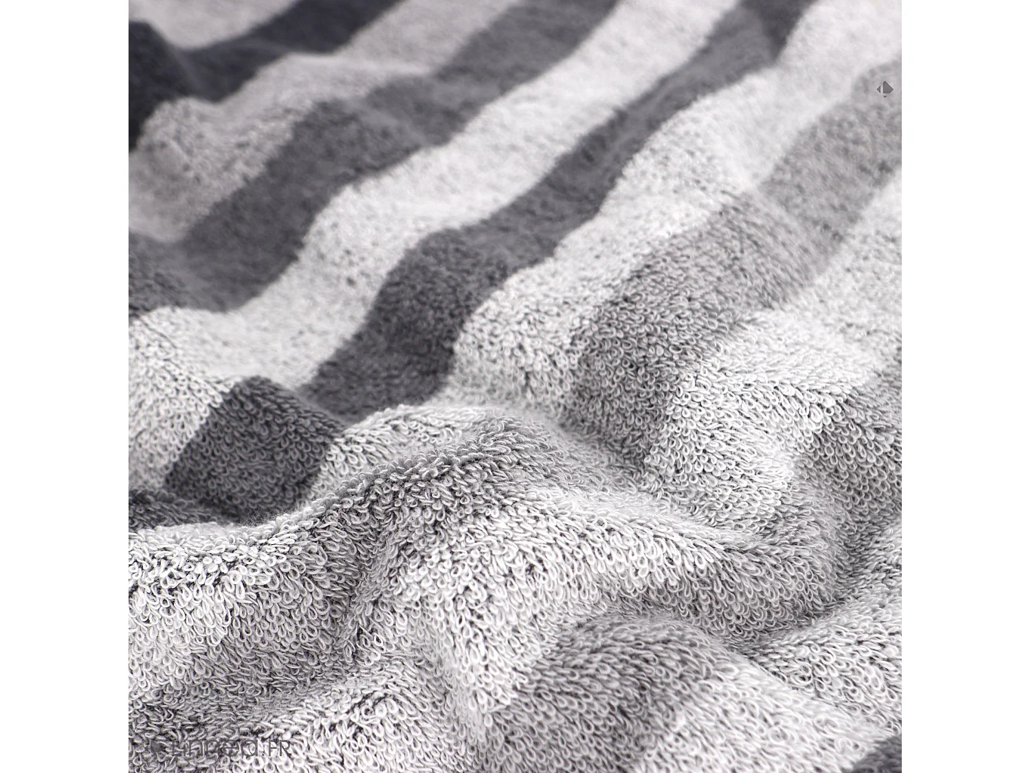 Drap de douche 70x140 cm PURE STRIPES anthracite