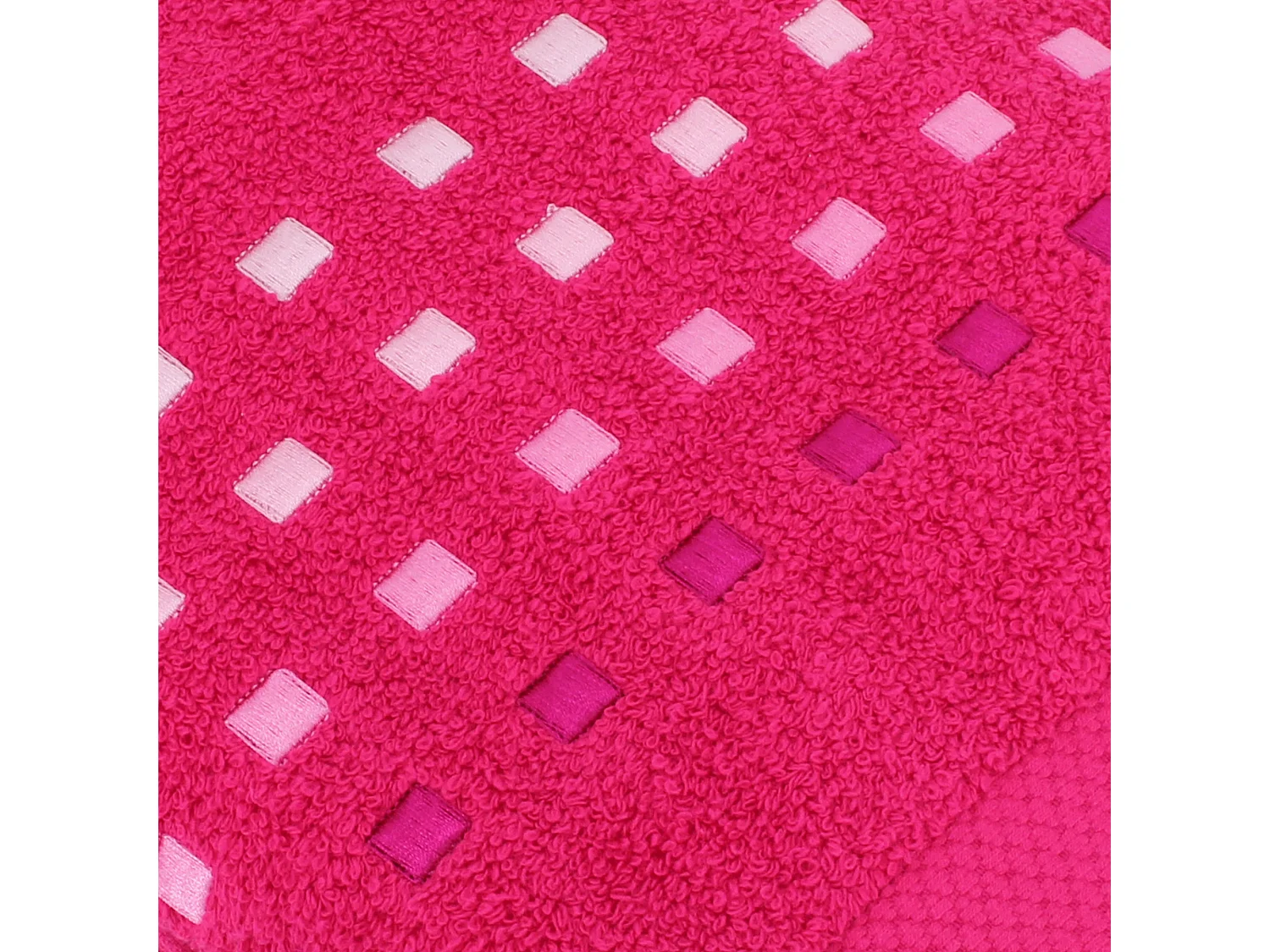 Drap de bain 100x150 cm coton 550 g/m2 PURE PRIMAVERA Rose Fuchsia