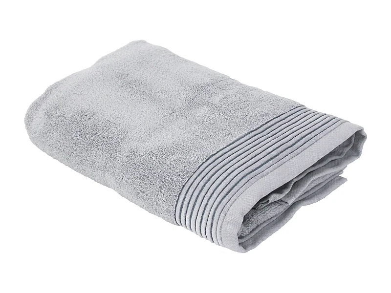 Drap de bain 100x150 cm JULIET Gris Argent 520 g/m2
