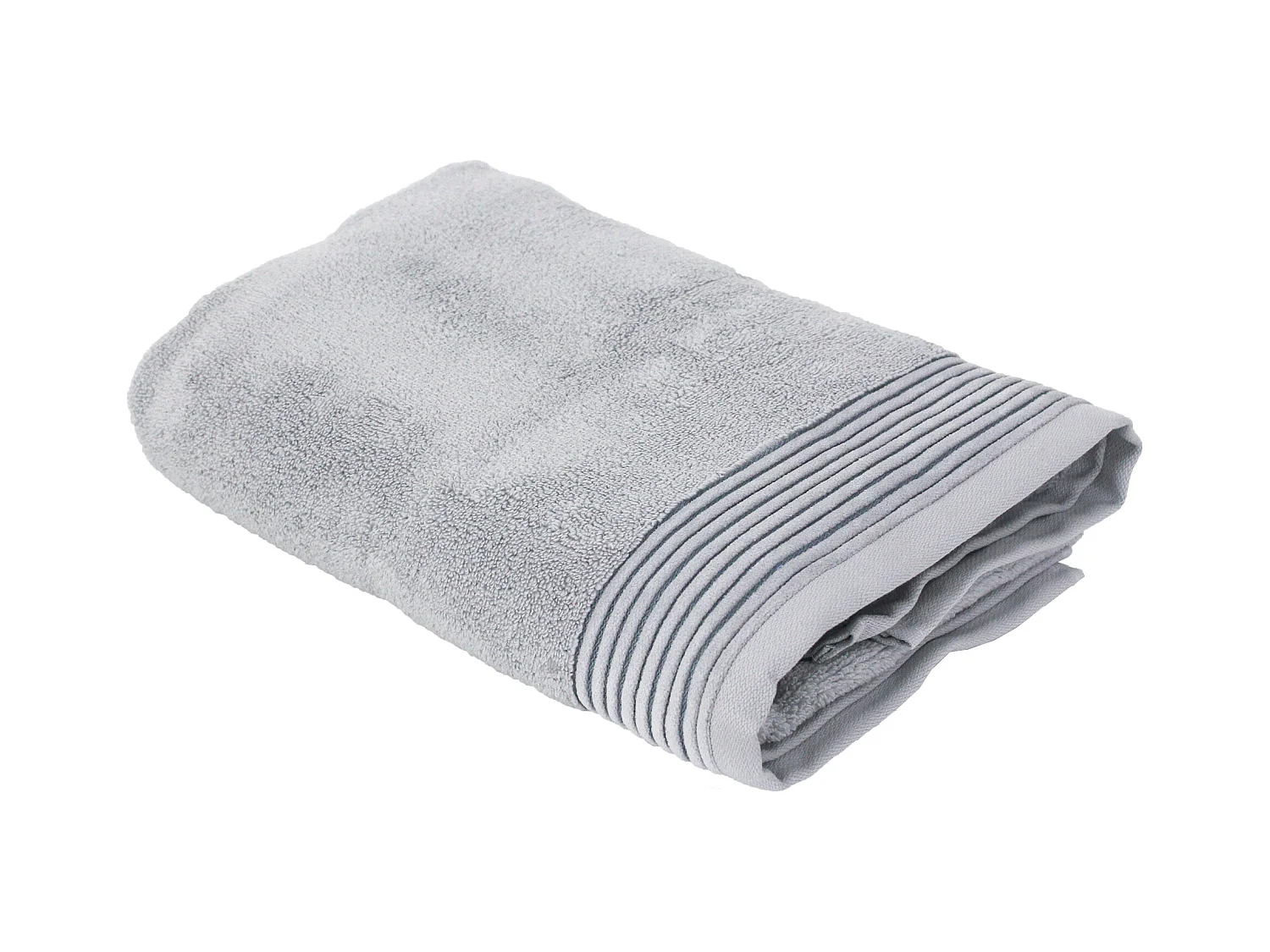 Drap de bain 100x150 cm JULIET Gris Argent 520 g/m2