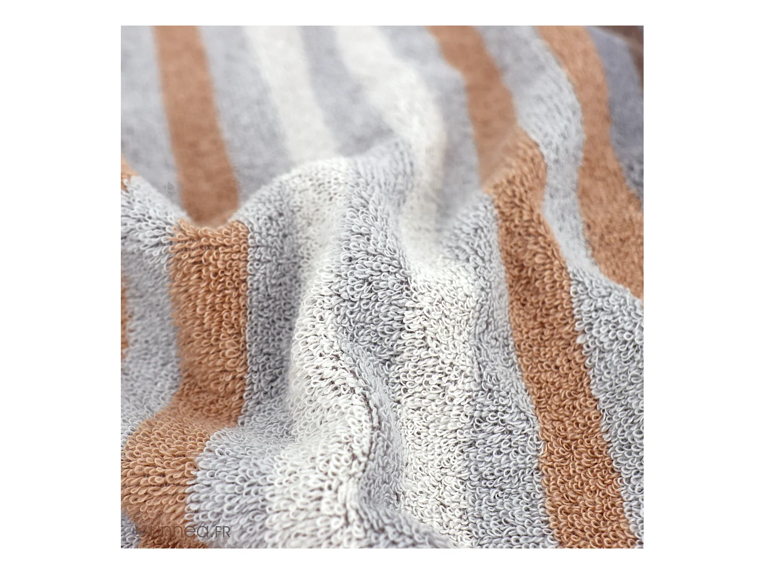 Drap de bain 100x150 cm PURE STRIPES beige