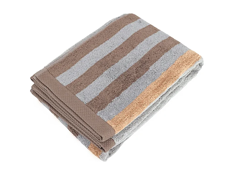 Drap de bain 100x150 cm PURE STRIPES beige