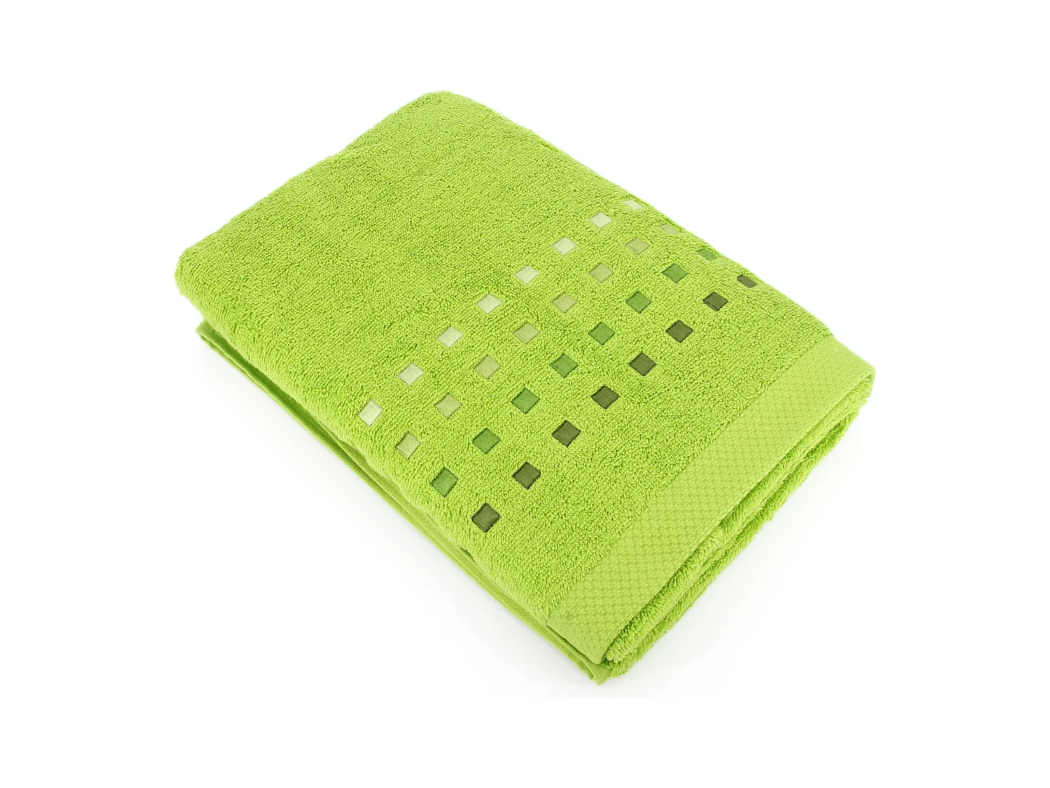 Drap de bain 100x150 cm coton 550 g/m2 PURE PRIMAVERA Vert Pistache