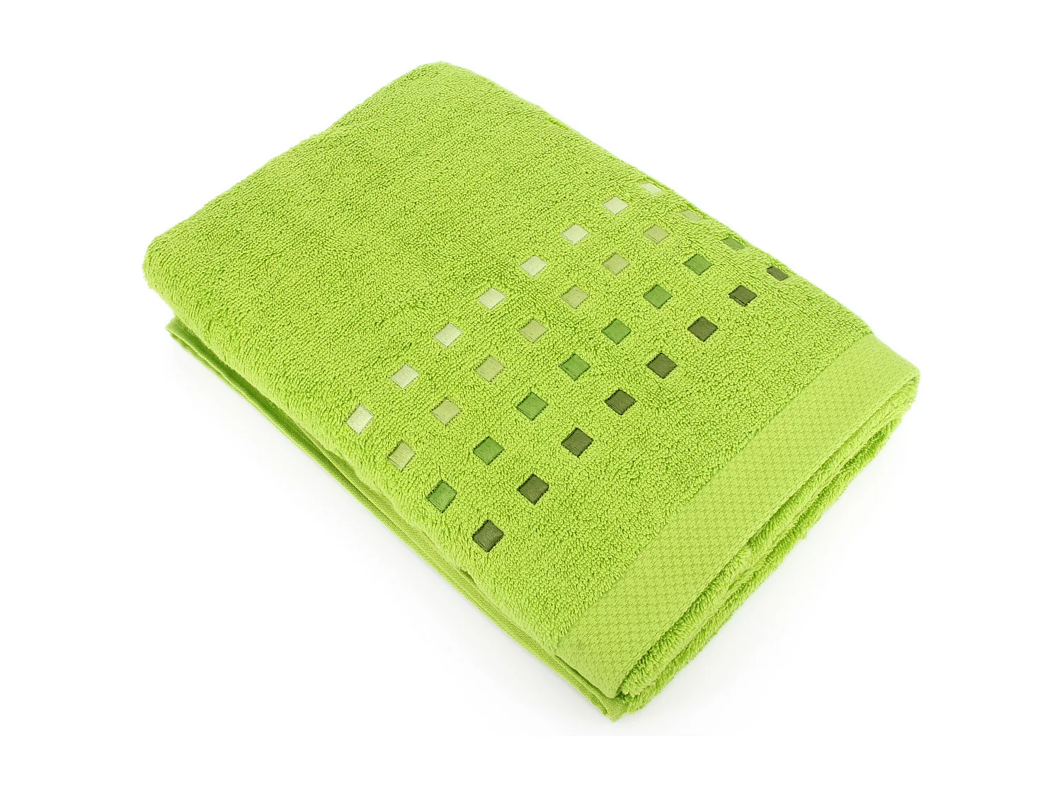 Drap de bain 100x150 cm coton 550 g/m2 PURE PRIMAVERA Vert Pistache
