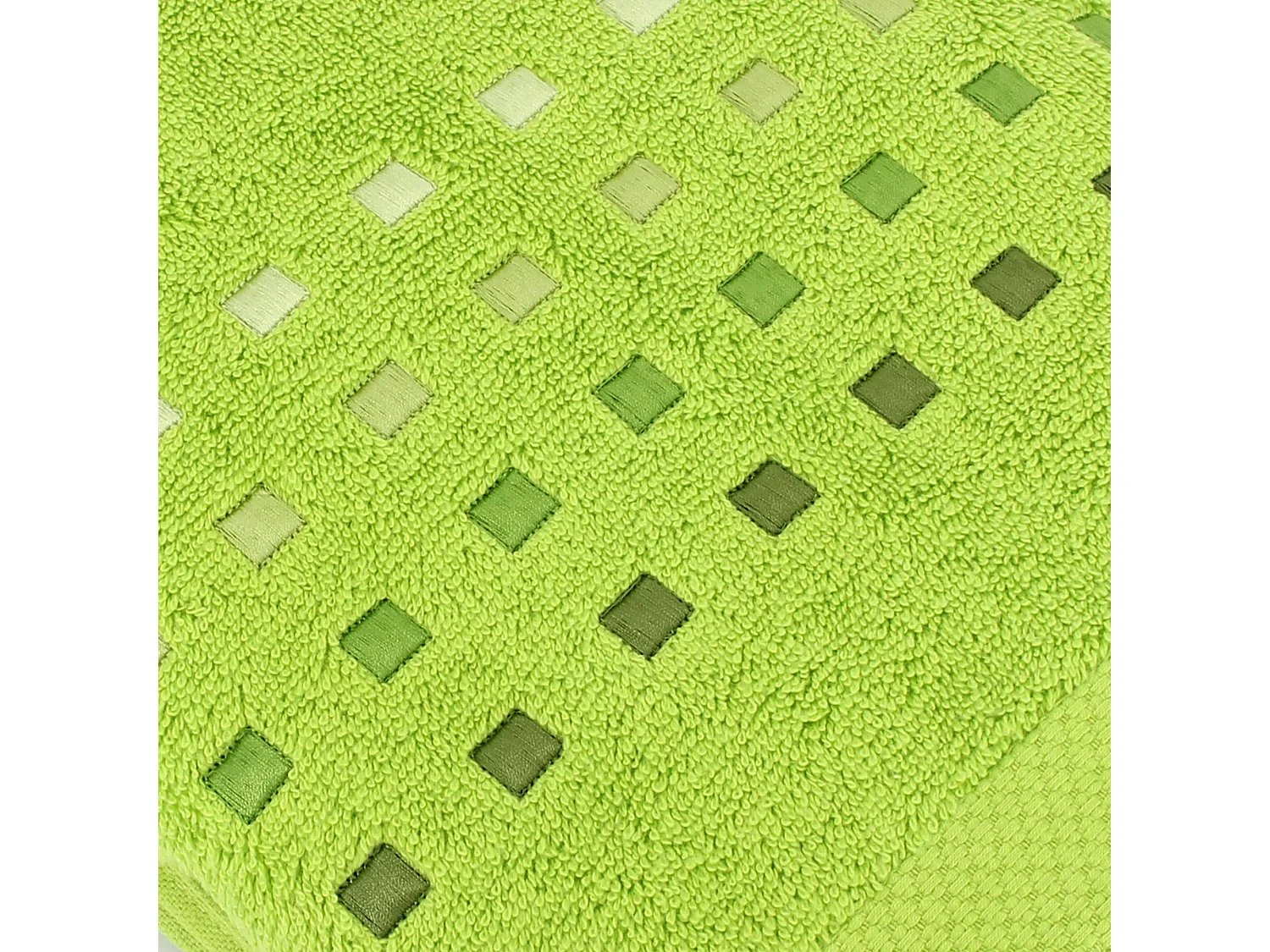 Drap de bain 100x150 cm coton 550 g/m2 PURE PRIMAVERA Vert Pistache
