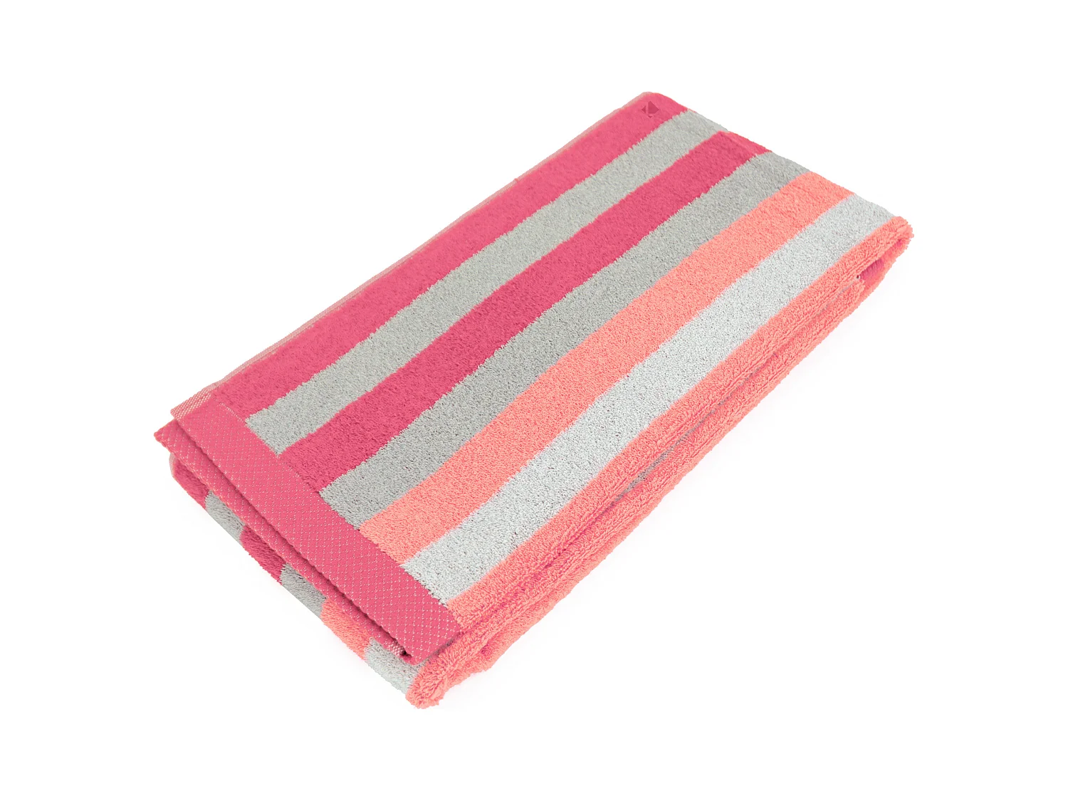 Drap de douche 70x140 cm PURE STRIPES rose bonbon