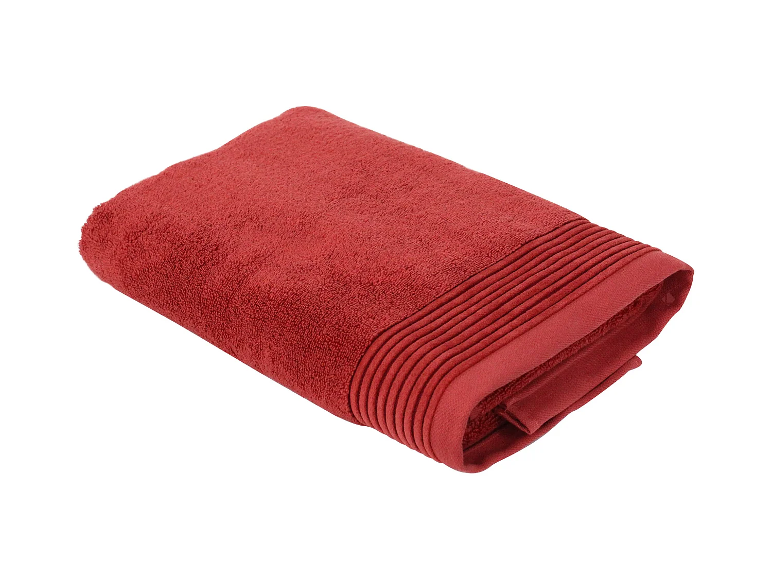 Drap de bain 100x150 cm JULIET Rouge Terracota 520 g/m2