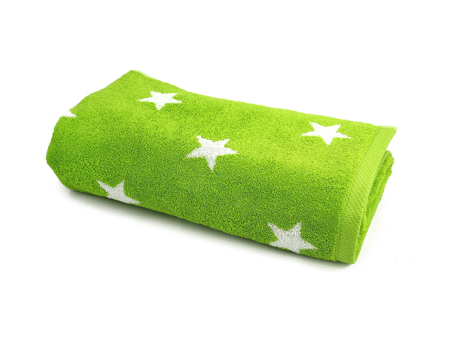 Drap de bain 85x200 cm coton 480 g/m2 STARS Vert