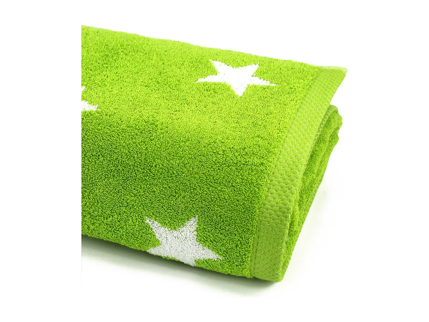 Drap de bain 85x200 cm coton 480 g/m2 STARS Vert