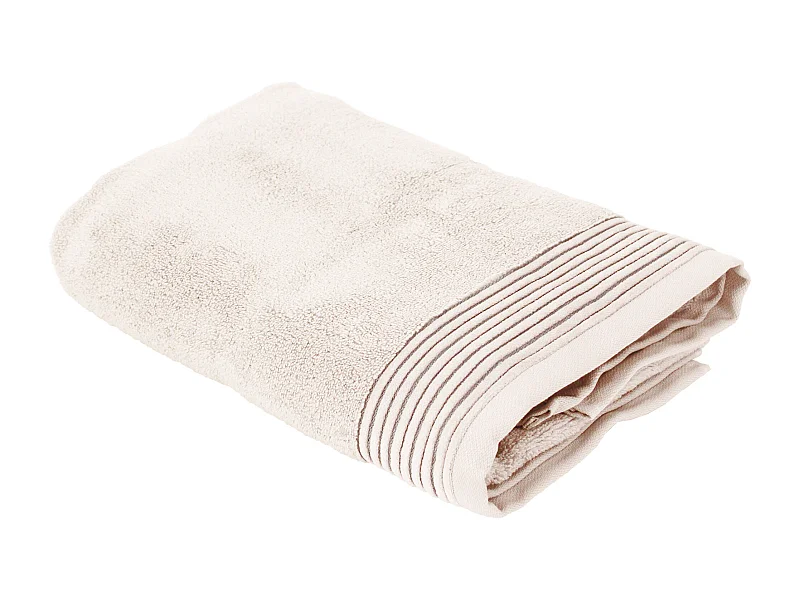 Drap de bain 100x150 cm JULIET Blanc Crème 520 g/m2