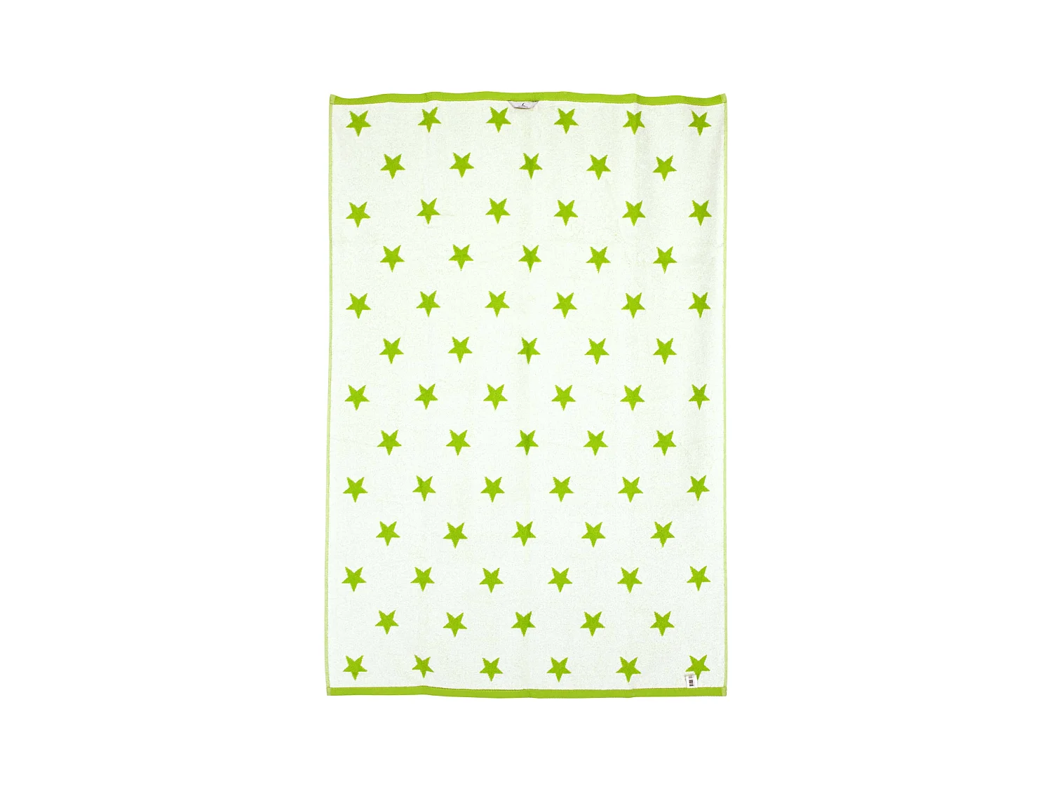 Drap de bain 100x150 cm coton 480 g/m2 STARS Vert