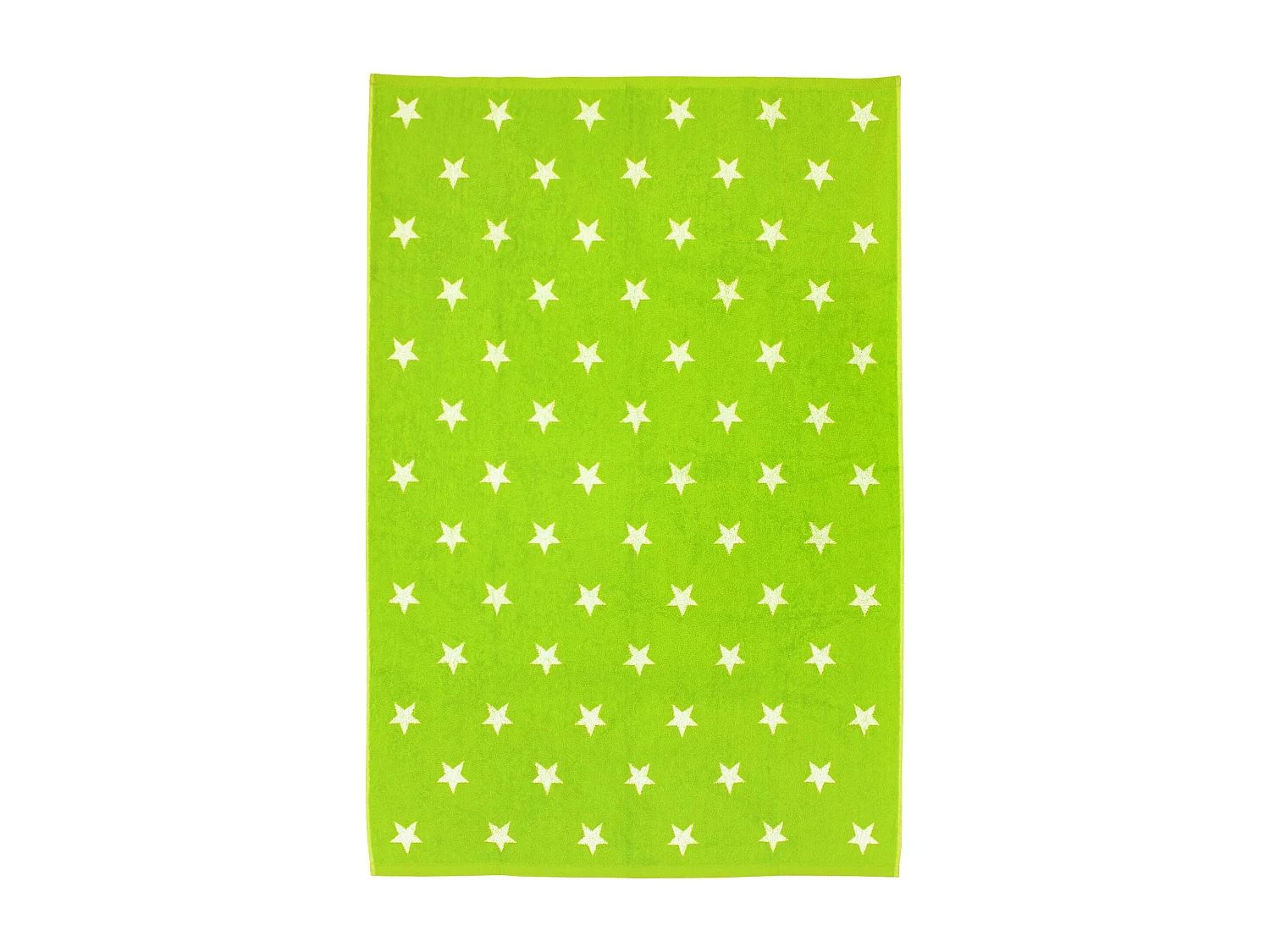 Drap de bain 100x150 cm coton 480 g/m2 STARS Vert