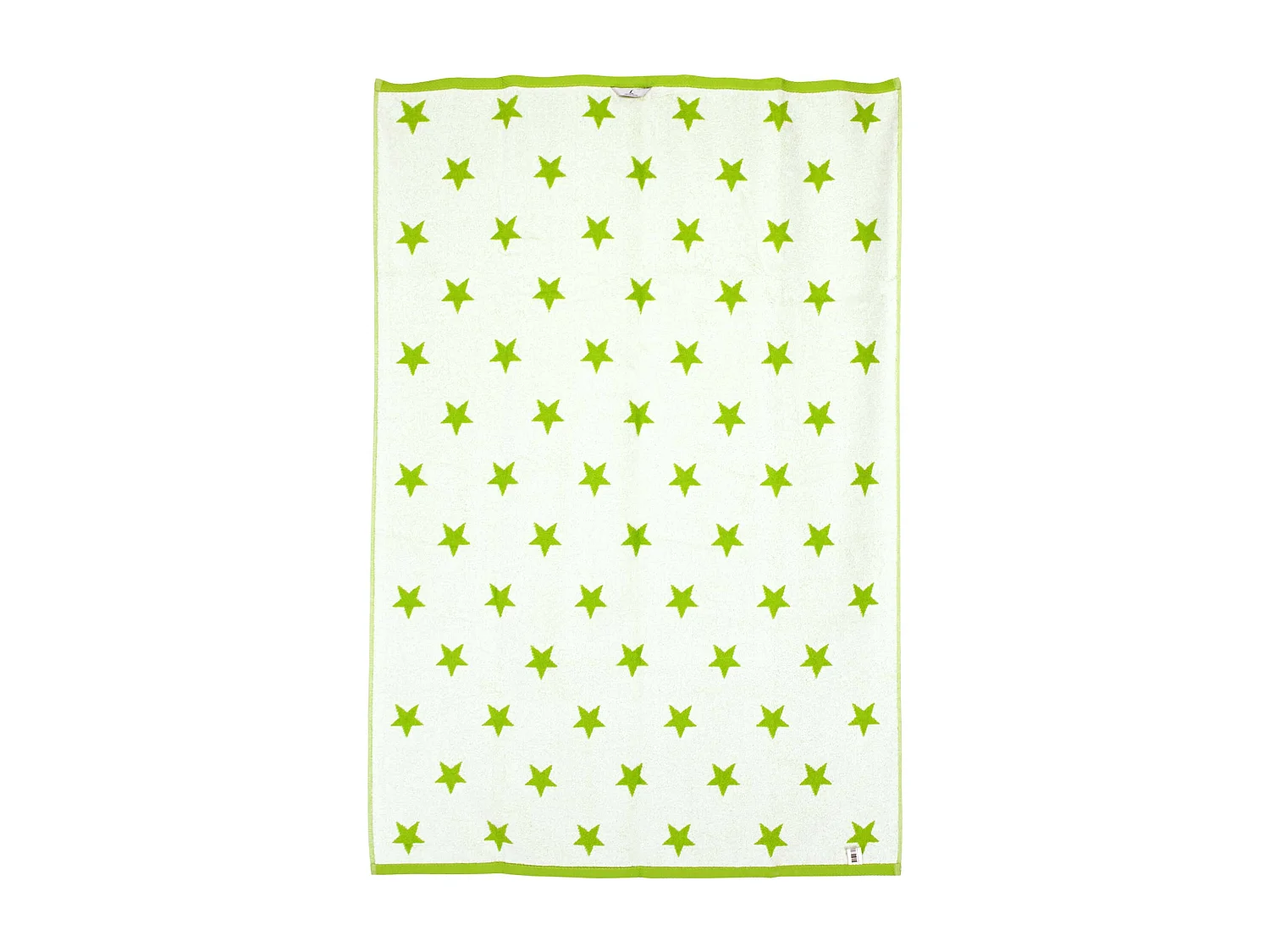 Drap de bain 100x150 cm coton 480 g/m2 STARS Vert