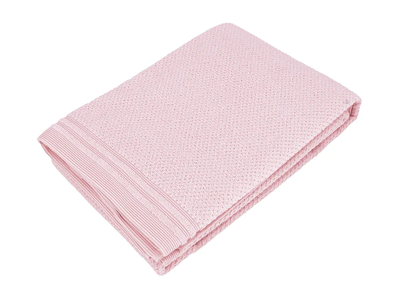 Drap de bain 100x150 cm DUNE rose bonbon
