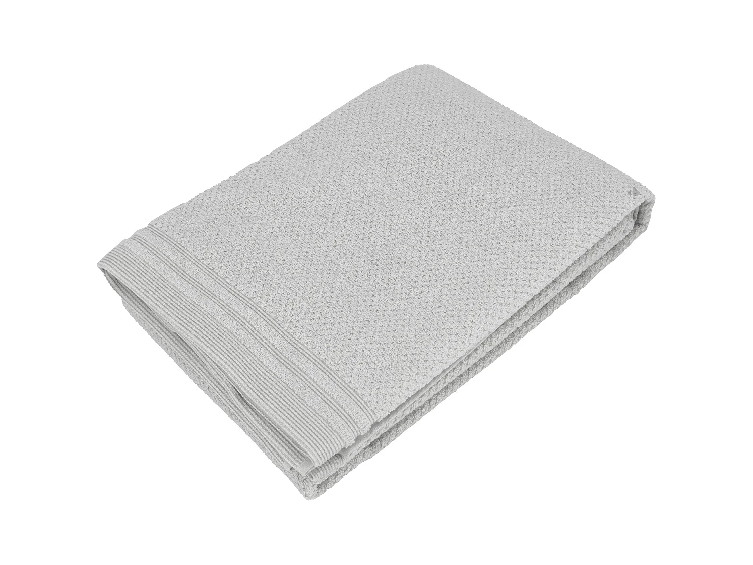 Drap de bain 100x150 cm DUNE argent