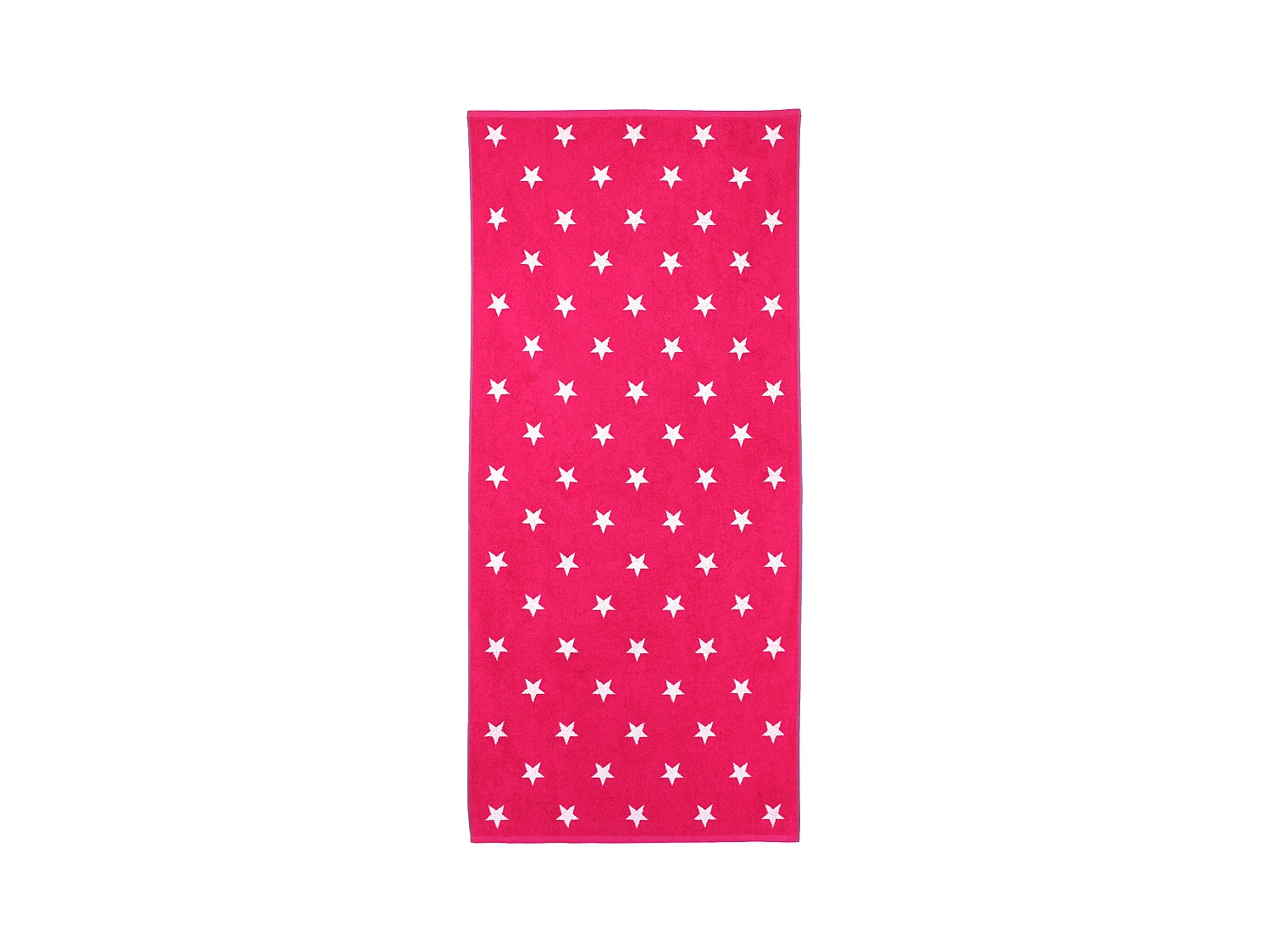 Drap de bain 85x200 cm coton 480 g/m2 STARS Rose