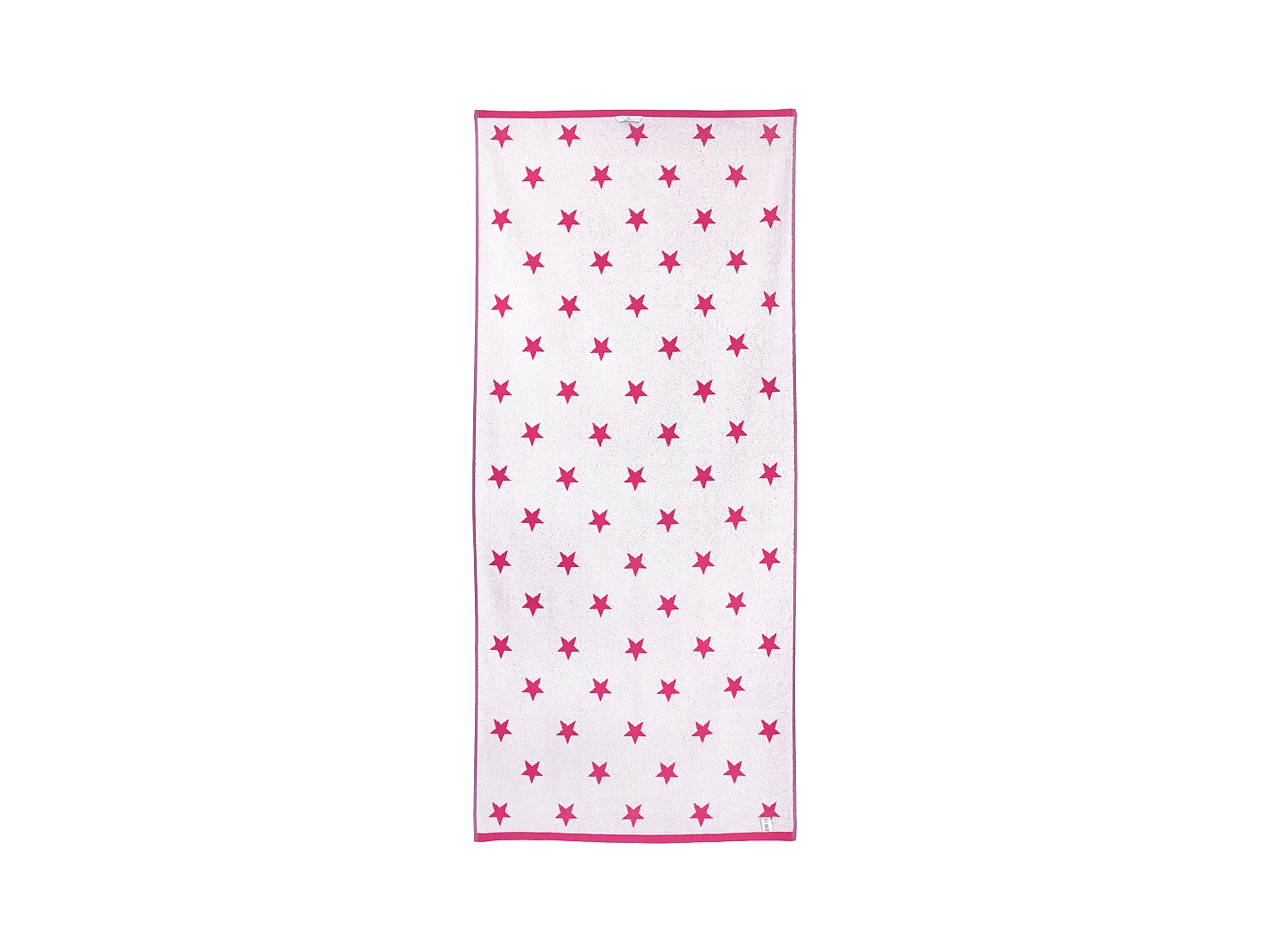 Drap de bain 85x200 cm coton 480 g/m2 STARS Rose