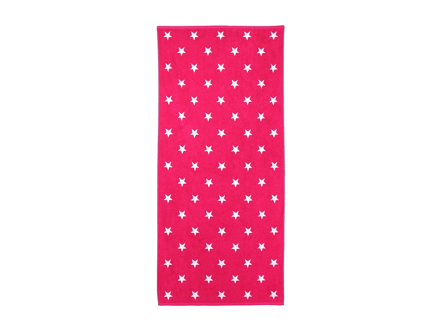 Drap de bain 85x200 cm coton 480 g/m2 STARS Rose